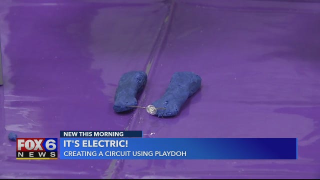 Playdoh is popular with kids, but did you know you can use it to create a circuit?
