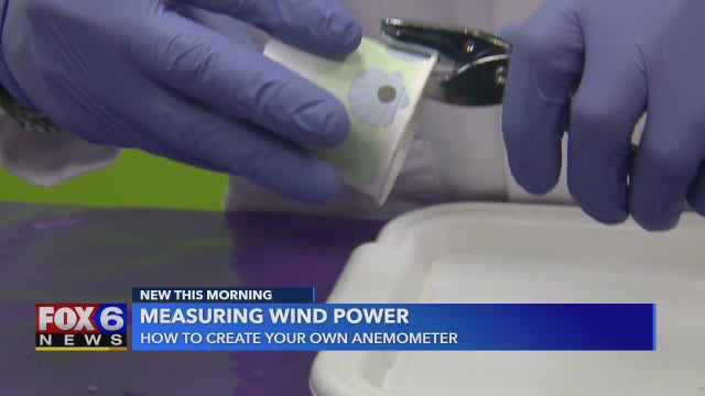 How kids can create their own anemometer at home to measure wind power