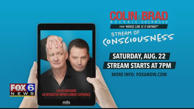LIVE improv show via Zoom: Colin Mochrie & Brad Sherwood of 'Whose Line is It Anyway?' have new show