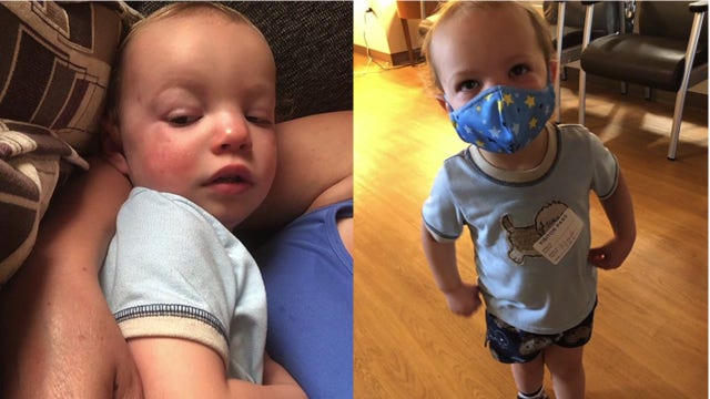 'It is real:' Sussex toddler recovers from COVID-19, diagnosed days before 2nd birthday