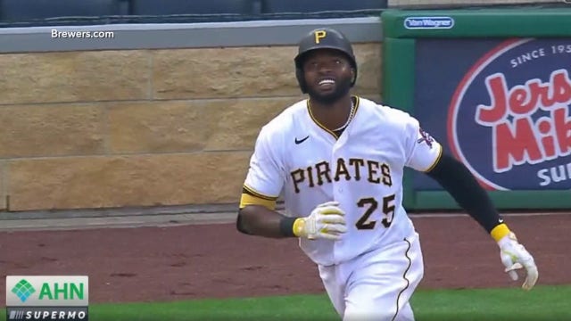 Gregory Polcano's home run lifts Pirates to 3-game sweep of Brewers