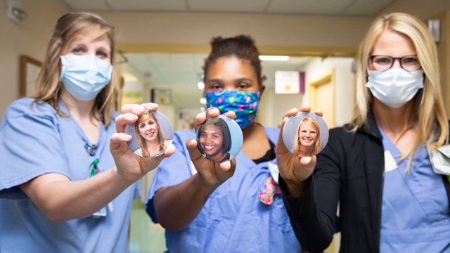 ‘Button Project’ allows children to see the smiling faces behind the masks at children’s hospitals