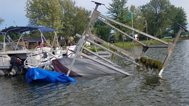 'All hell was breaking loose:' NWS confirms EF-0 tornado in Camp Lake area Monday
