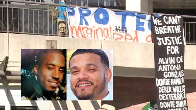 'Stop killing Black men:' Families of Dontre Hamilton, Joel Acevedo join protest on final night of DNC