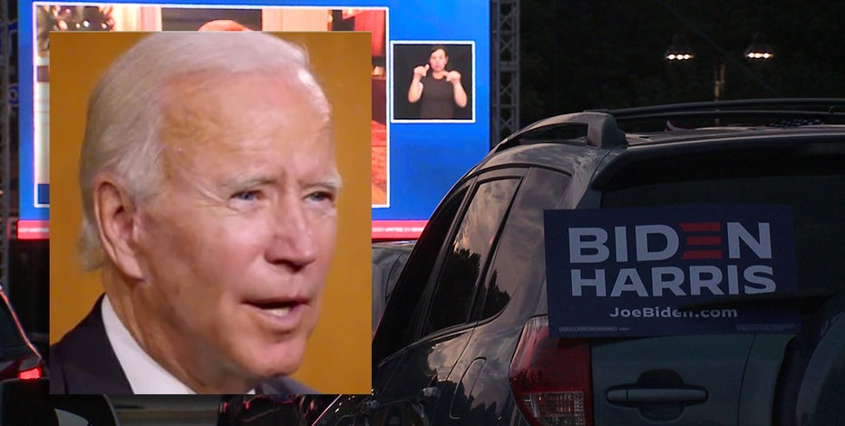 'Energy we've been missing:' Drive-in DNC watch party held at Milwaukee County Zoo