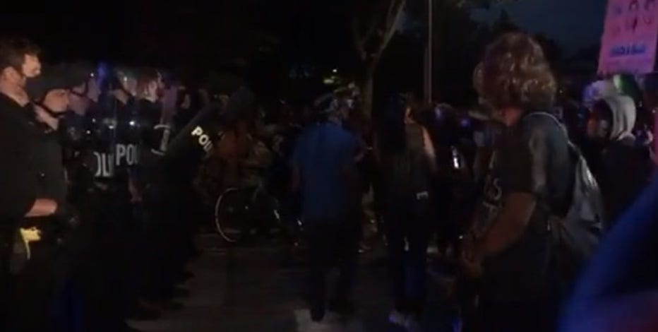 In face of stricter enforcement, protesters again hit Wauwatosa streets