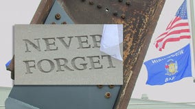 Armed forces flags raised at Wisconsin 9/11 Memorial