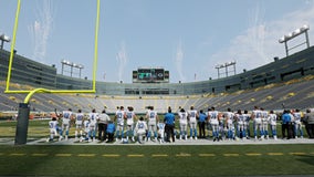 Packers, several other NFL teams stay off field during anthem