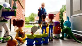 Dad recreates sweet 'Toy Story' scene to send son, 4, back to school