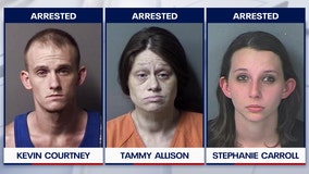 4 arrested after infant dies due to methamphetamine toxicity in Citrus County