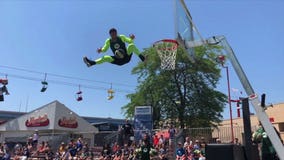 Rim Rockers' Ryan 'Neon' Citro 'gets creative' in trickshot vids