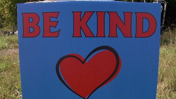 Sussex woman creates 'Be Kind' signs to send positive message