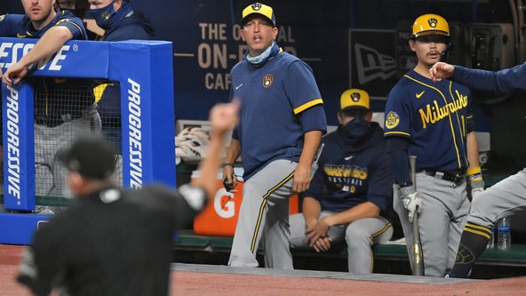 Foul mouth: Brewers feed off coach's ejection, beat Indians