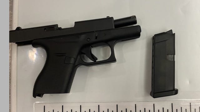 Handgun confiscated at Mitchell International Airport, TSA says