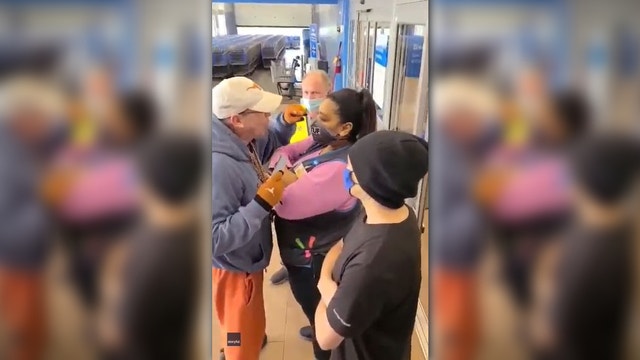 Maskless man at Walmart in Alaska throws tantrum, screams at employees for 'taking away' his rights