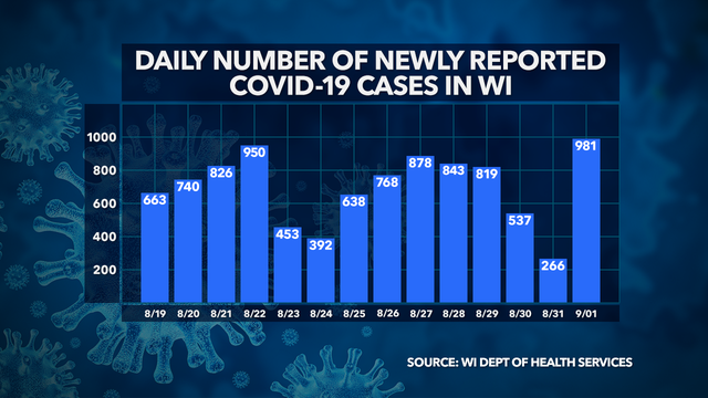 DHS: 76K+ positive cases of COVID-19 in Wisconsin, 1,130 deaths, 67K+ recovered, 1.1M+ negative