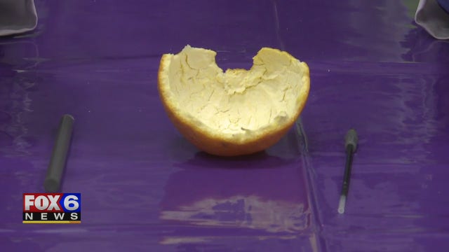 Have your breakfast with a side of science: Use orange peels to experiment with air pressure