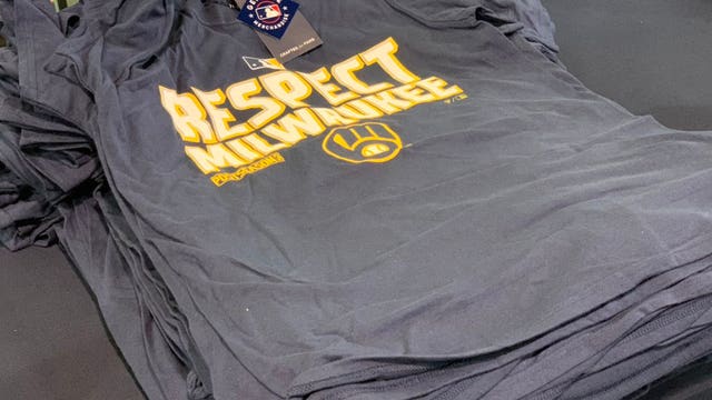 Milwaukee Brewers offer postseason gear for fans at Miller Park
