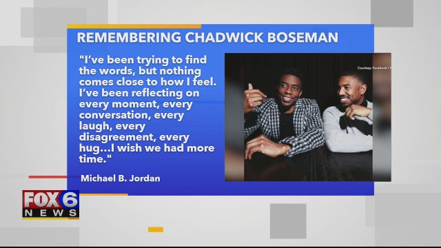 How actor Michael B. Jordan is remembering his friend Chadwick Boseman