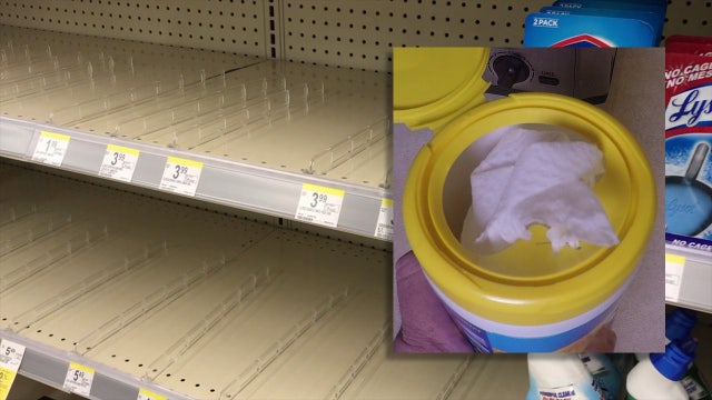 Manufacturers face supply shortages, struggle to meet skyrocketing demand for disinfecting wipes