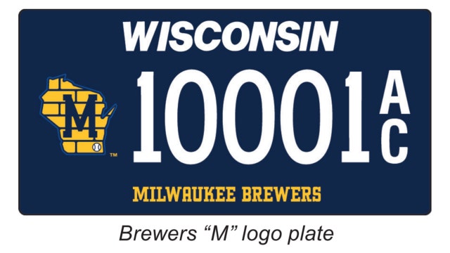 WisDOT offers new Brewers logo license plates for your vehicle