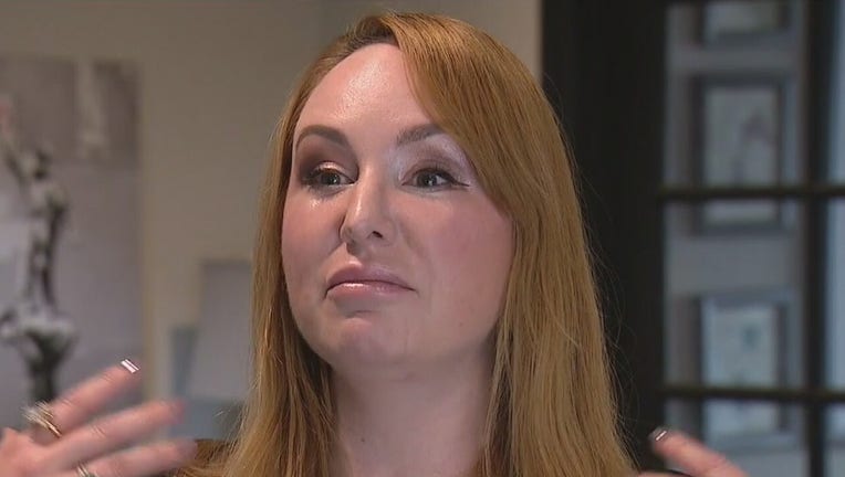 Jenna Karvunidis threw a gender reveal party in 2008 for her first child. (Courtesy: KTTV)