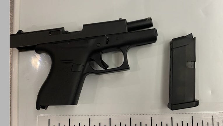 Handgun and magazine confiscated from woman's bag at Milwaukee Mitchell International Airport