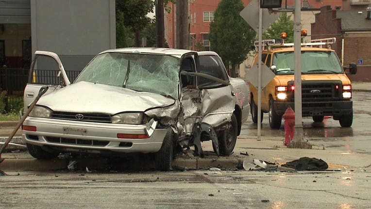 Crash near 16th and Pierce