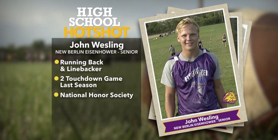 New Berlin football player shines on field, helps in community