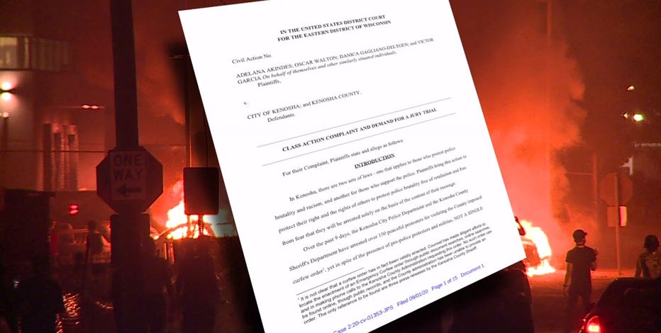Kenosha County ends curfew; lawsuit filed on behalf of protesters alleges it was unconstitutional
