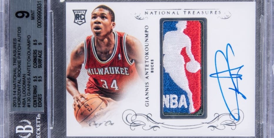 TMZ: Rare rookie Giannis Antetokounmpo sells for record $1.8M