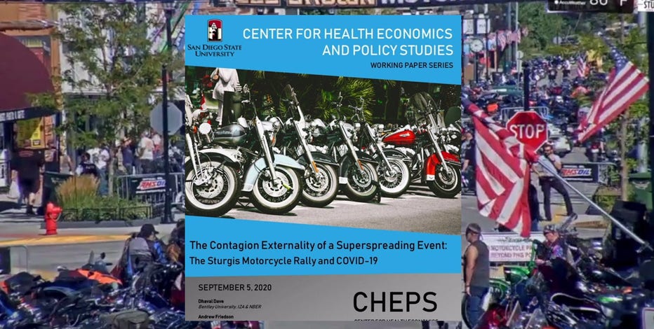 Report: 266K US COVID cases traced to Sturgis; WI bikers 'don't believe it'