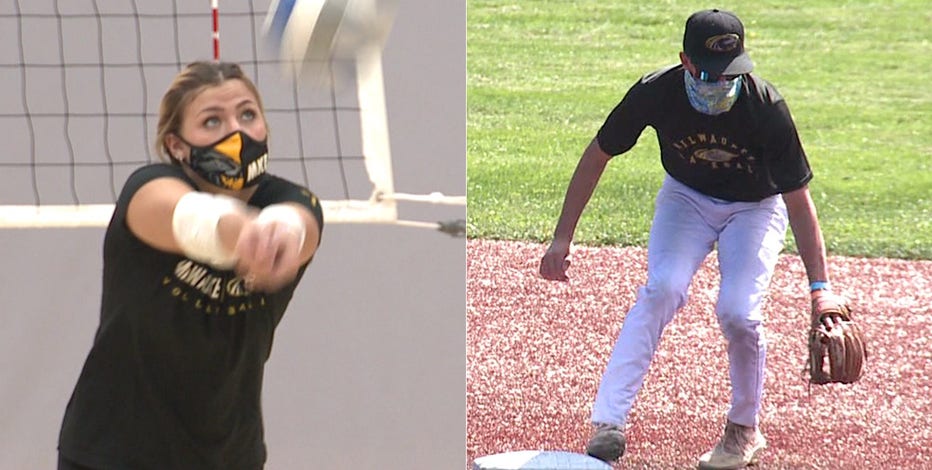 With sports delayed to spring, practice boosts morale at UWM