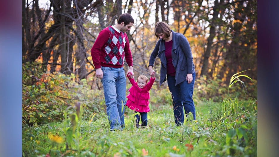 Clara Depies with family