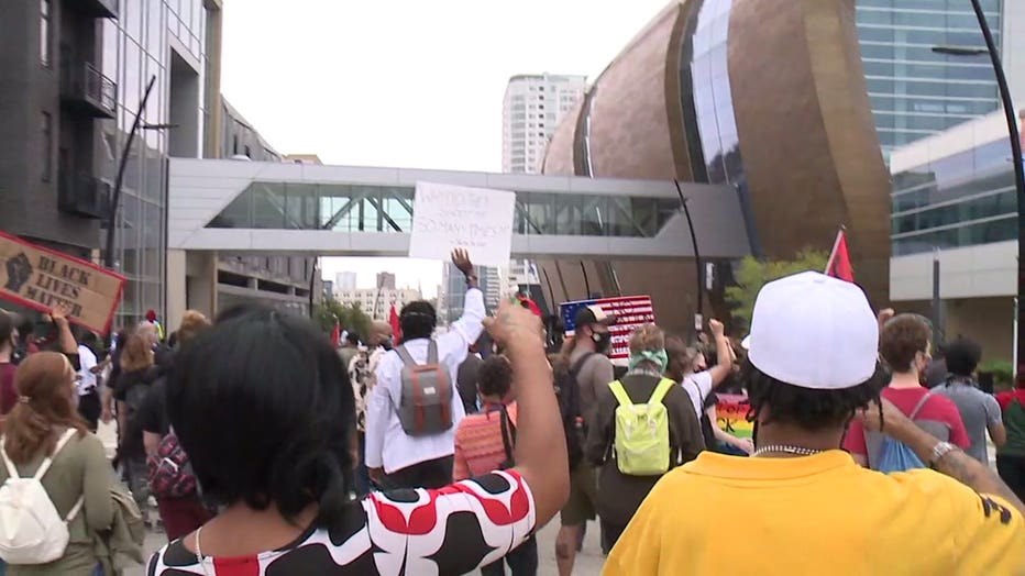 Milwaukee rally held calling for justice in the police shooting of Jacob Blake