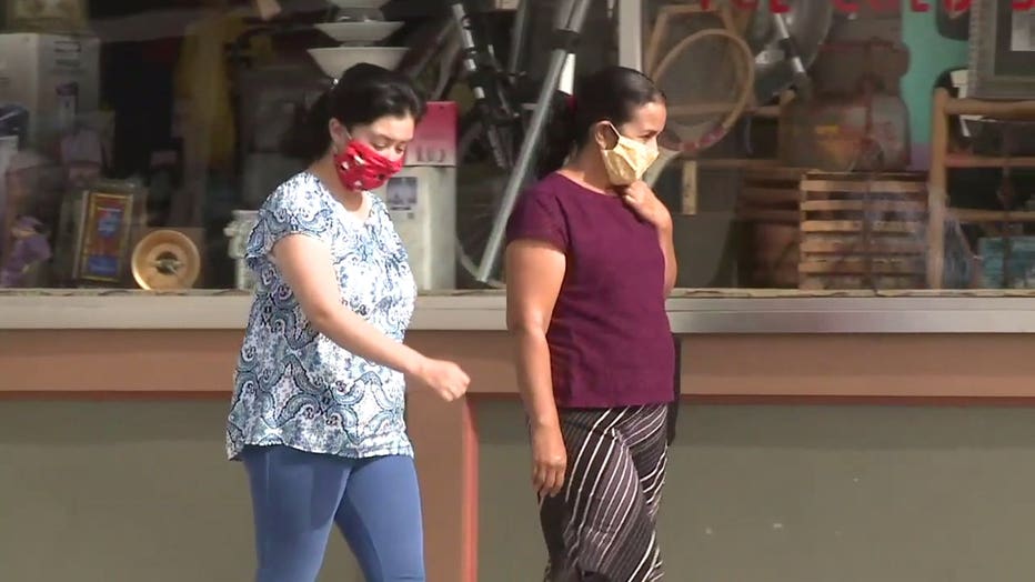 people wearing masks