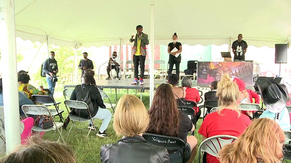 Protesters march two weeks after shooting of Jacob Blake in Kenosha