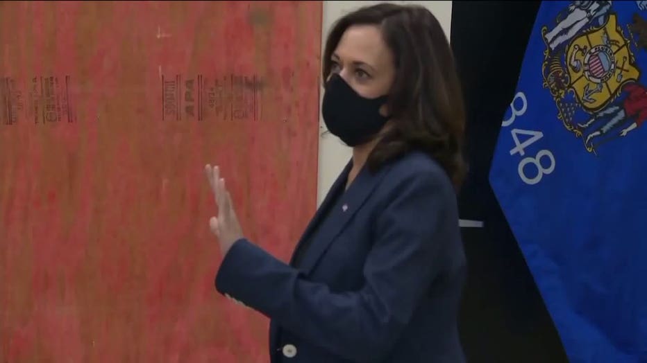 Kamala Harris visits union training facility in Wauwatosa