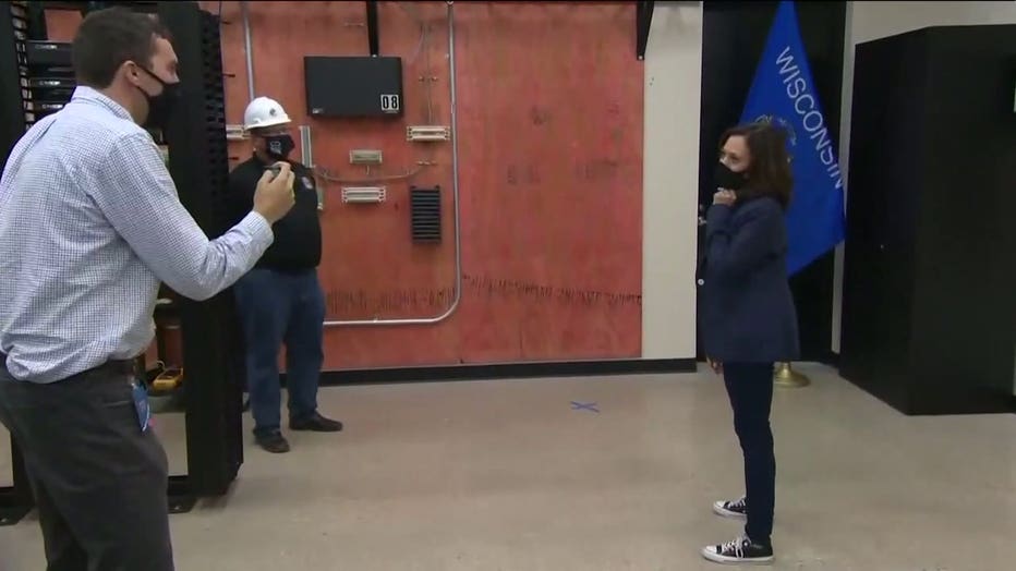 Kamala Harris visits union training facility in Wauwatosa