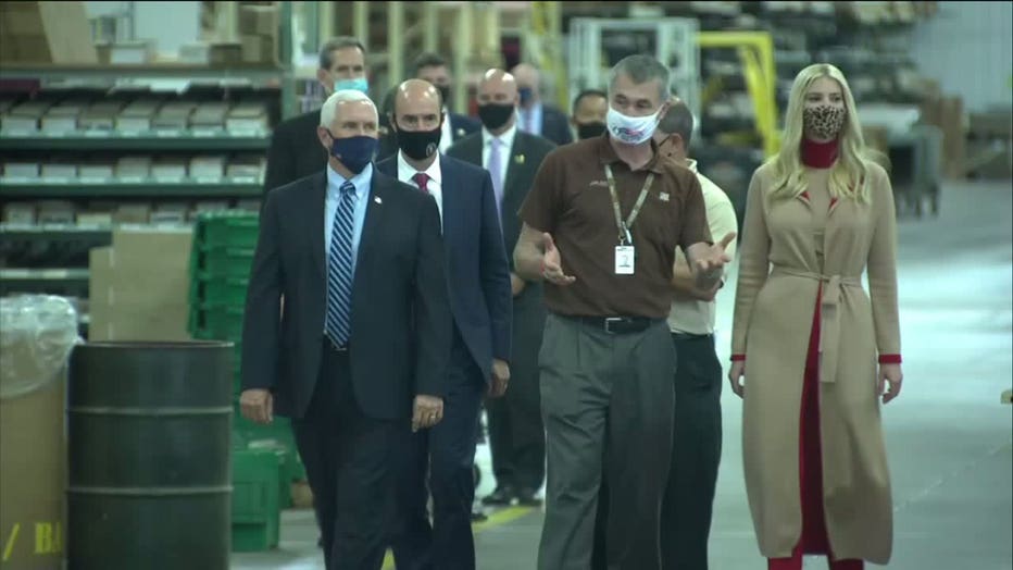 Vice President Mike Pence visits manufacturing facility in Eau Claire