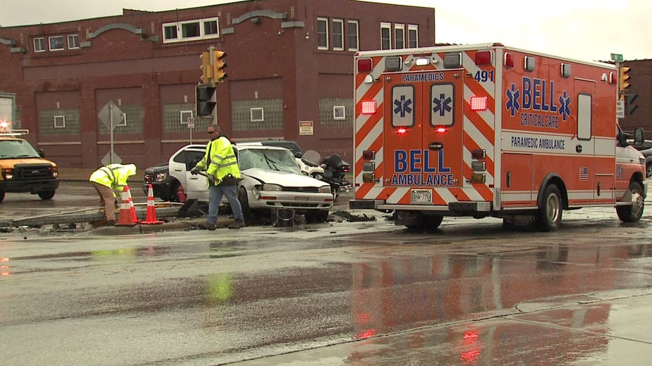 Crash near 16th and Pierce