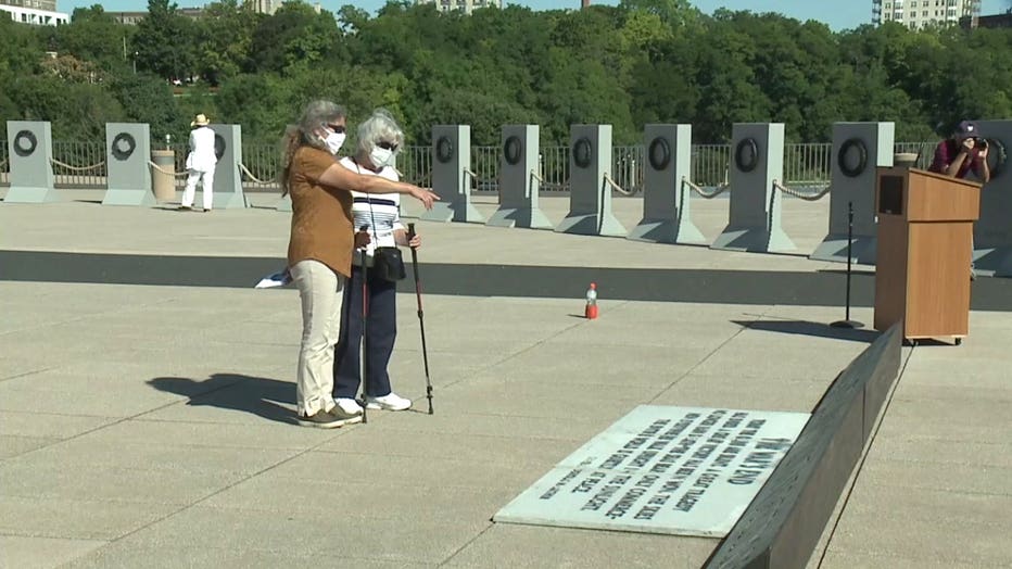 Traveling World War II Memorial on Milwaukee's lakefront