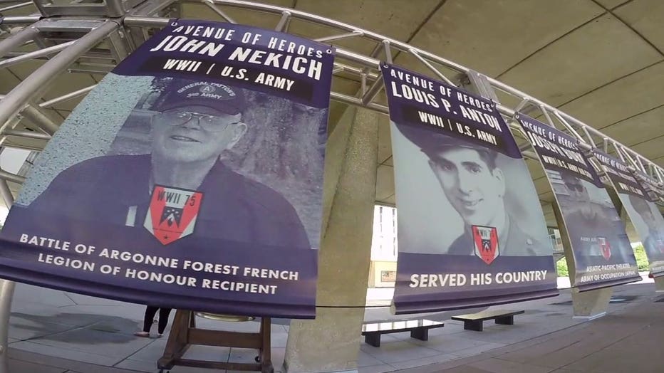 Traveling World War II Memorial on Milwaukee's lakefront