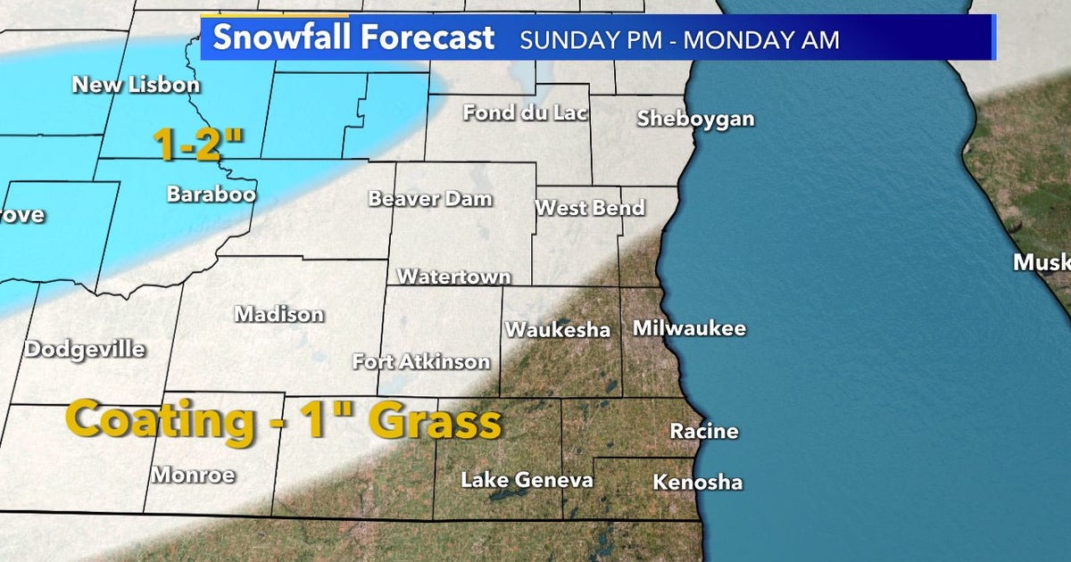 First snow of the season forecast for parts of SE Wisconsin | FOX6 ...