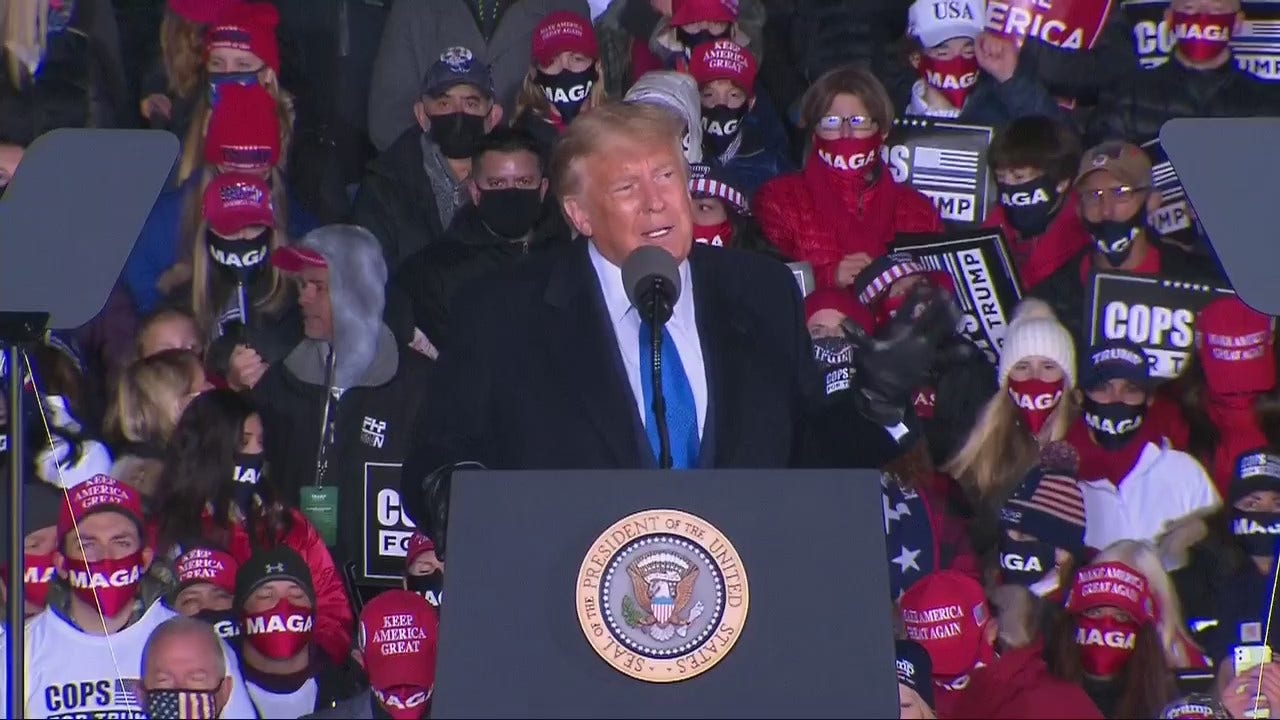 President Trump Holds Waukesha Campaign Rally | FOX6 Milwaukee