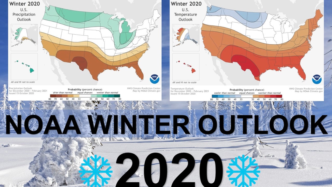 NOAA Winter Outlook 2020 Released, Wisconsin Favored To Be Wetter Than ...