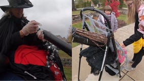 'Magic broom dispenses candy:' Trick or treat creativity in Thiensville