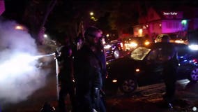 Video shows clash between police, protesters overnight in Wauwatosa