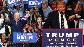 Trump, Biden campaign in key battleground states, hoping to flip them