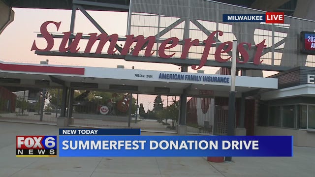 Drive-Up Donation event at Summerfest to benefit local organizations
